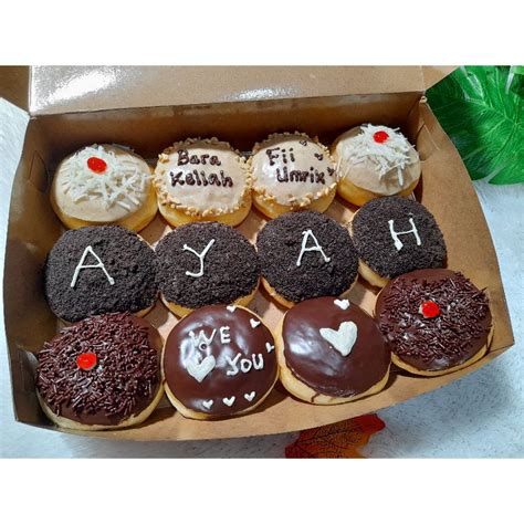 Jual Donat ultah/ Kado ulang tahun untuk suami/ayah/kado ultah suami ...