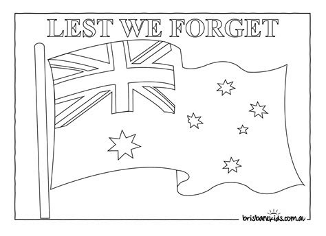 ANZAC Day Colouring Pages | Brisbane Kids