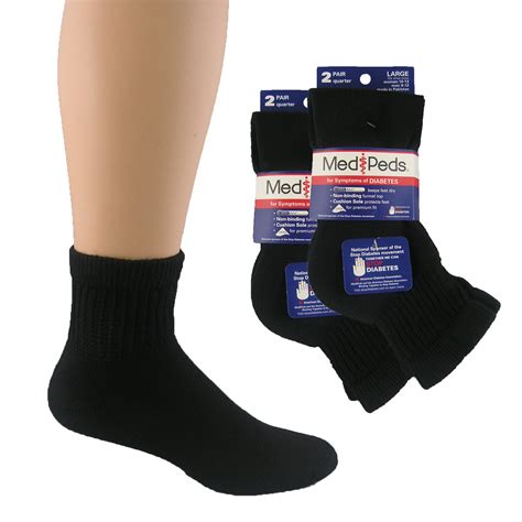 MediPeds Diabetic Quarter Socks - 4 Pr | Shop Your Way: Online Shopping & Earn Points on Tools ...