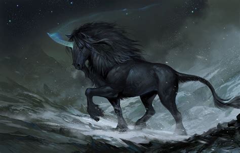 Black Mountain Unicorn 2 by sandara.deviantart.com on @DeviantArt ...