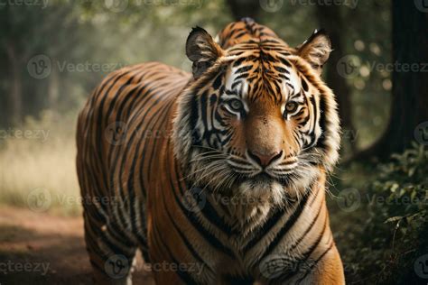 bengal tiger wallpaper ai generated 33119694 Stock Photo at Vecteezy