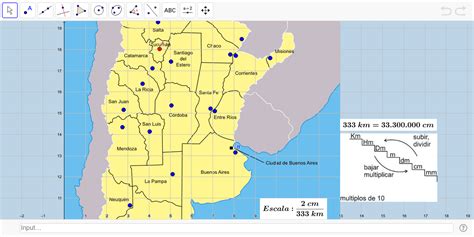 Mapa Politico Con Escala