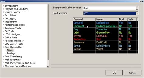 Frederic Torres Blog: Customize syntax highlighting colors for batch ...