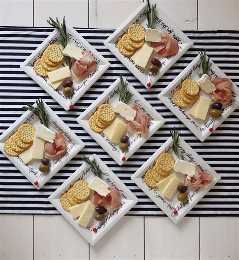 Mini Holiday Cheese Plates. - DomestikatedLife | Holiday cheese, Mini ...