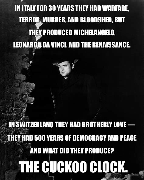 Orson Welles as Harry Lime in The Third Man | Movie quotes, The third man, Orson welles