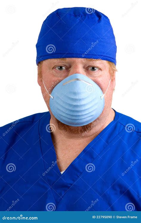 Surgeon Wearing Surgical Mask Stock Photo - Image of prevention, operations: 22795090