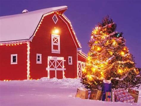 Christmas | Barn photos, Country barns, Red barns