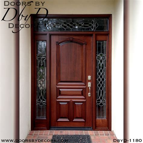 Custom Estate Mahogany Front Door Entry - Doors by Decora