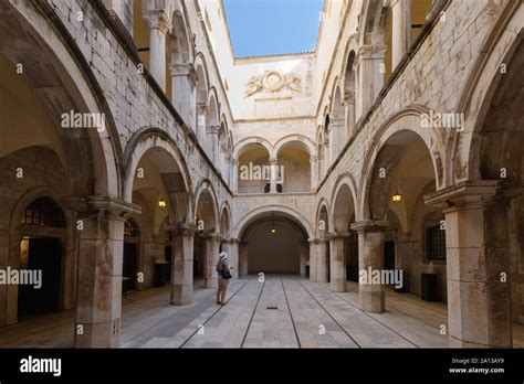 Sponza Palace Dubrovnik old town, a 16th century medieval palace ...