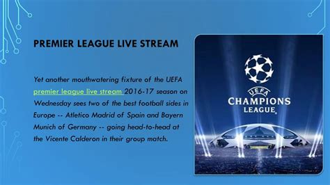 PPT - Premier league vs champions league live stream PowerPoint ...