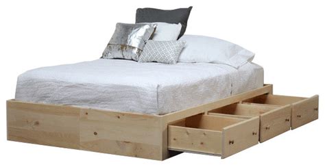 Queen Captains Bed with 6 Drawers - Transitional - Platform Beds - by ...