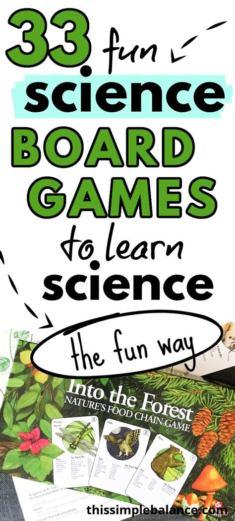 33 science board games for kids organized by age level – Artofit