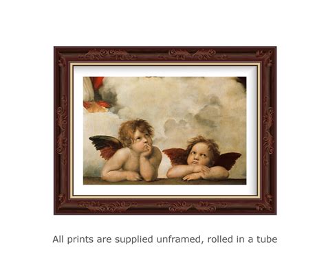 Fine Art Print Raphael Cherubs Unframed Wall Art in - Etsy