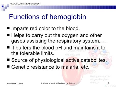 Hemoglobin estimation