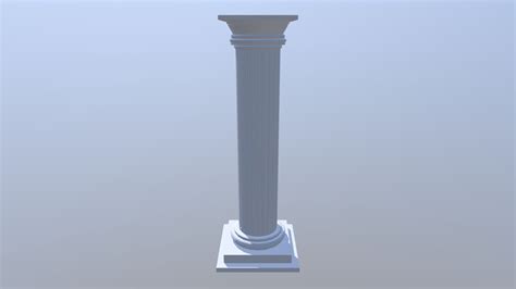 Pillar - 3D model by 10128507 [46235b9] - Sketchfab