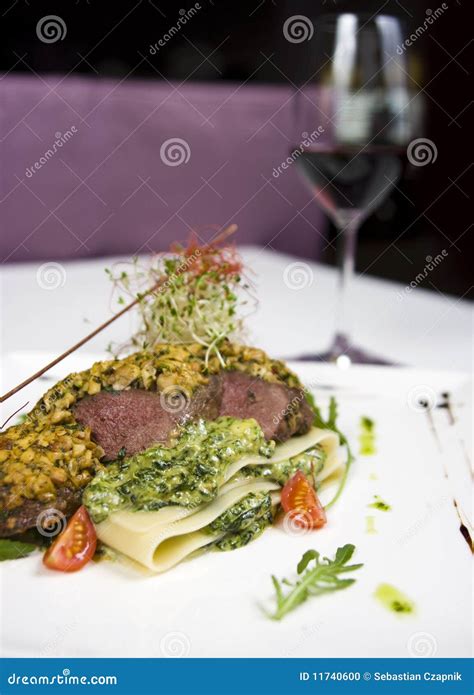 Deer loin dish stock photo. Image of appetizer, restaurant - 11740600