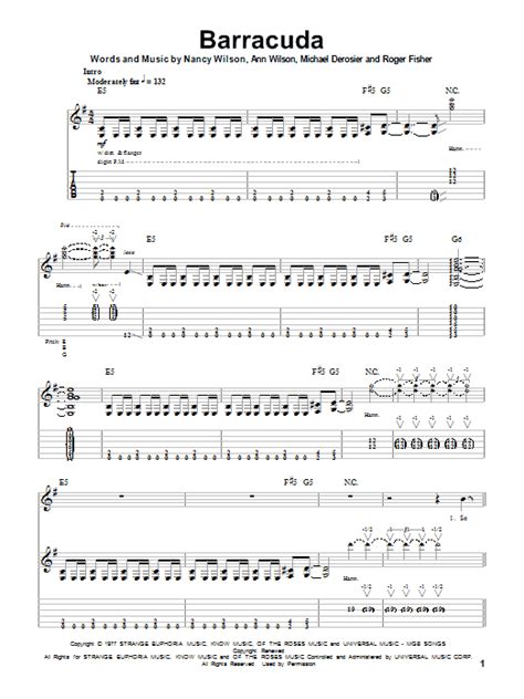 Barracuda | Sheet Music Direct