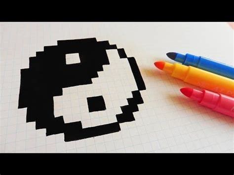 YouTube | Comment dessiner un panda, Dessin pixel, Coloriage pixel