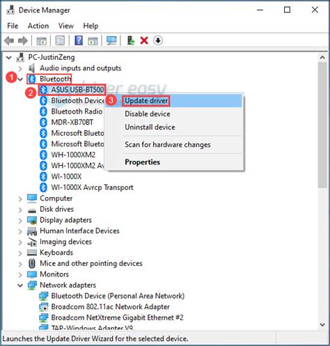 Asus USB-BT500 Bluetooth 5.0 USB Adapter driver download - Windows 11 ...