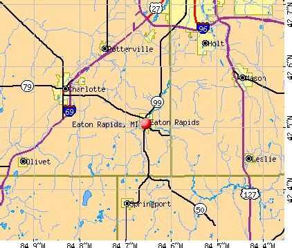 Eaton Rapids, Michigan (MI 48827) profile: population, maps, real ...