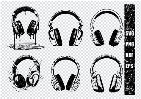 HEADPHONE SVG, HEADPHONES Svg Files for Cricut, Headphones Clipart ...