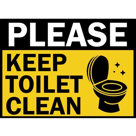 Please Keep Toilet Clean - Laminated Signage - A4 Size | Shopee Philippines