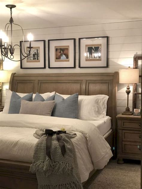 50 Awesome Farmhouse Bedroom Decor Ideas And Remodel | Farmhouse master bedroom, Farmhouse ...