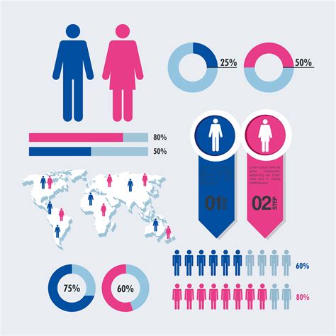 seven population infographic icons 5175733 Vector Art at Vecteezy