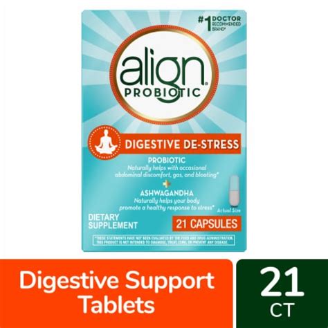 Align Probiotic for Women and Men Digestive De-stress Capsules, 21 ct ...