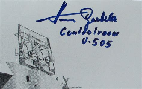 WW2 Captured GERMAN SUBMARINE U-505 CREW HANS GOEBELER HAND SIGNED ...