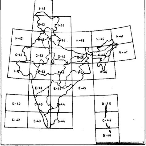 India Utm Zone Map - Map Of New Hampshire