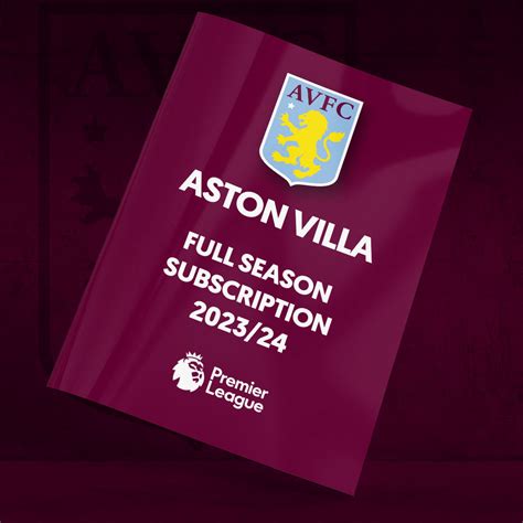 Aston Villa Full Season Subscription 2023-24 – Ignition Sports Media