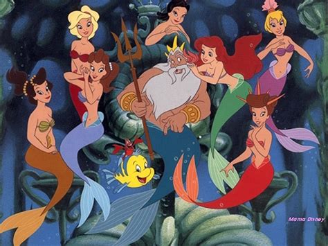 Image - King-Triton-With-Daughters-1024x768-Wallpaper-ToonsWallpapers ...