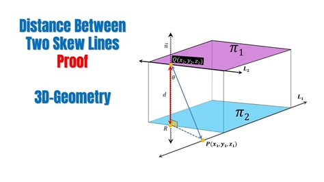 Shortest Distance Between Skew Lines With Parametric, 48% OFF