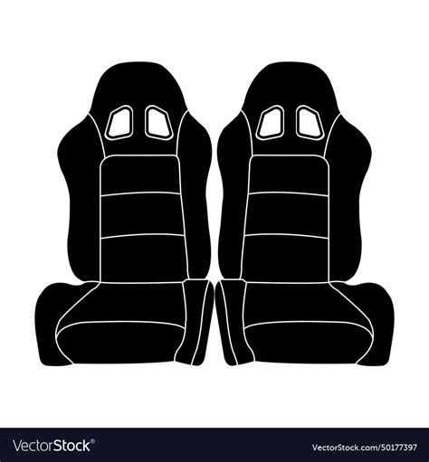 Car seat icon Royalty Free Vector Image - VectorStock