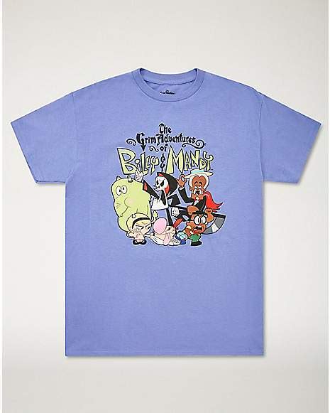 Billy & Mandy Characters T Shirt - Grim Adventures of Billy & Mandy - Spencer's