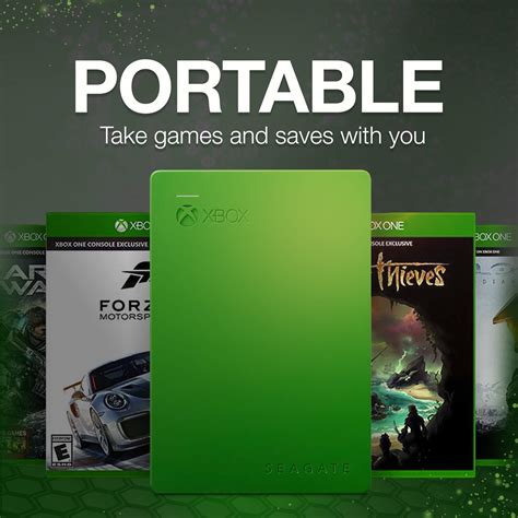 Seagate Game Drive for Xbox, 2 TB, External Hard Drive Portable HDD, Designed for Xbox One, and ...