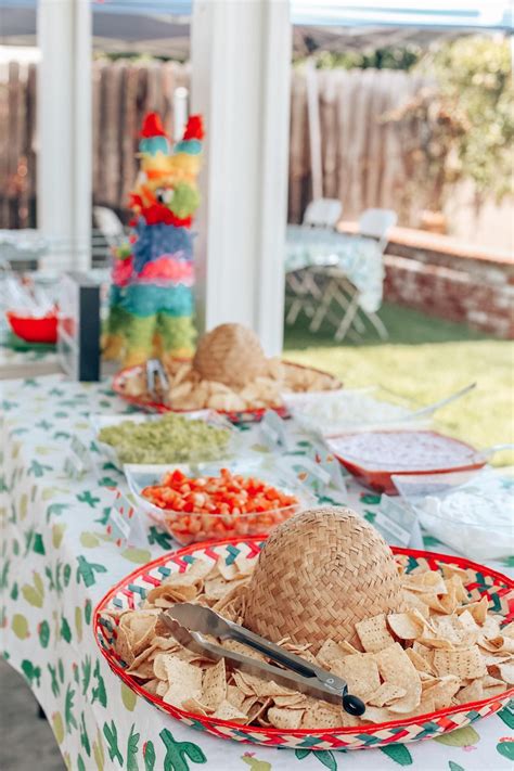 Taco Party Build Your Own Nacho Bar | Fiesta birthday party, Fiesta ...