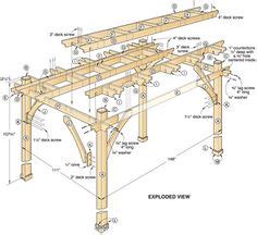 Drawing Your Own Pergola Plans | Pergola plans and Pergolas