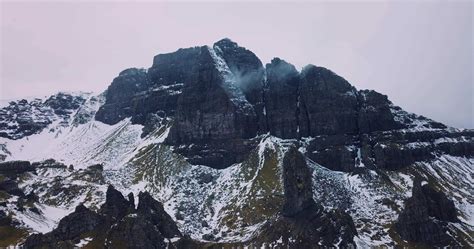 Winter Natural Landscapes of the Isle of Skye in Scotland 20306250 Stock Video at Vecteezy