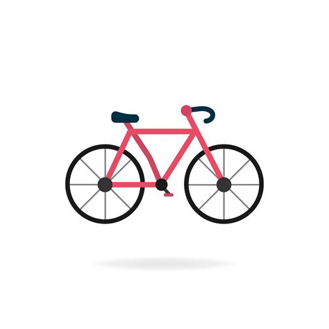 Colorful bike symbol. Isolated vector 28548886 Vector Art at Vecteezy