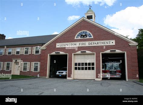 Lexington Massachusetts Fire Department Stock Photo - Alamy