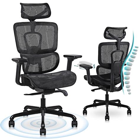 Ergonomic Office Desk Chair-Mesh Office Chair with Adjustable Seat Depth black for sale | Mesa ...