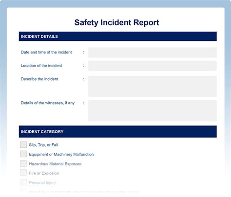 Incident Report Template (Free) - Word, PDF, and Excel. Download now.