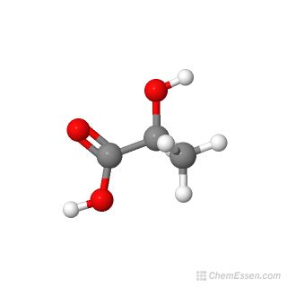 Lactic acid Structure - C3H6O3 - Over 100 million chemical compounds ...