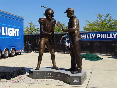 Bud Light unveils ‘Philly Special' statue of Doug Pederson and Nick Foles | Philadelphia eagles ...