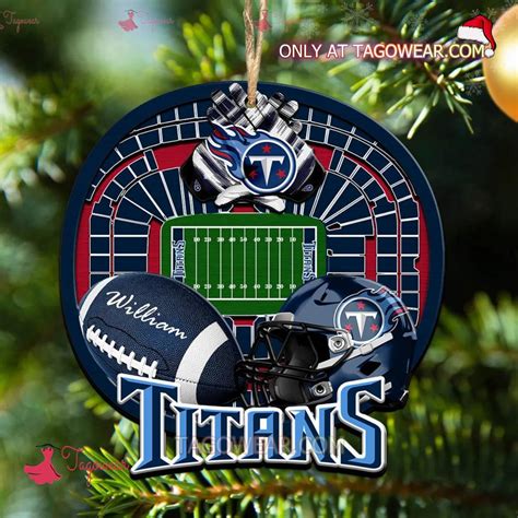 Tennessee Titans NFL Stadium Personalized Ornament - Tagowear