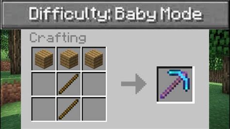 Attempting to play BABY MODE IN MINECRAFT! - YouTube