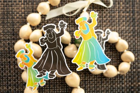 Hula Dancer Silhouette Sticker | Vinyl Sticker (2 color options) | Vinyl sticker, Dancer ...