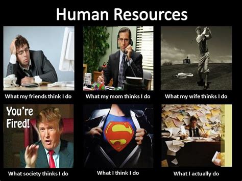 four different pictures with the words human resources on them and an image of a man in a suit